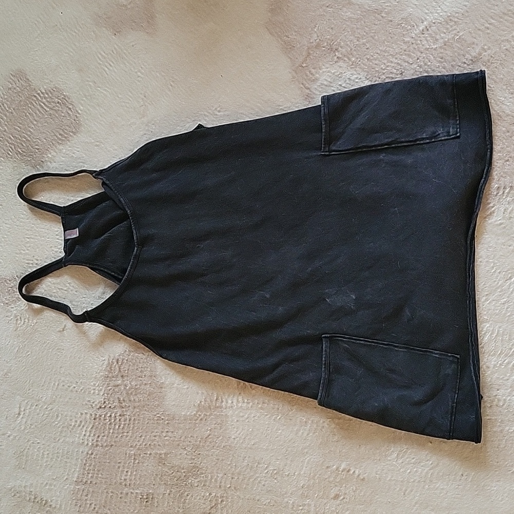 FREE PEOPLE Hot Shot Mini Dress Built In Shorts in Black NEW! - Picture 6 of 7